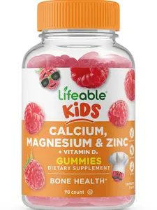 Lifeable Kids Calcium Magnesium Zinc Gummies, 90 count