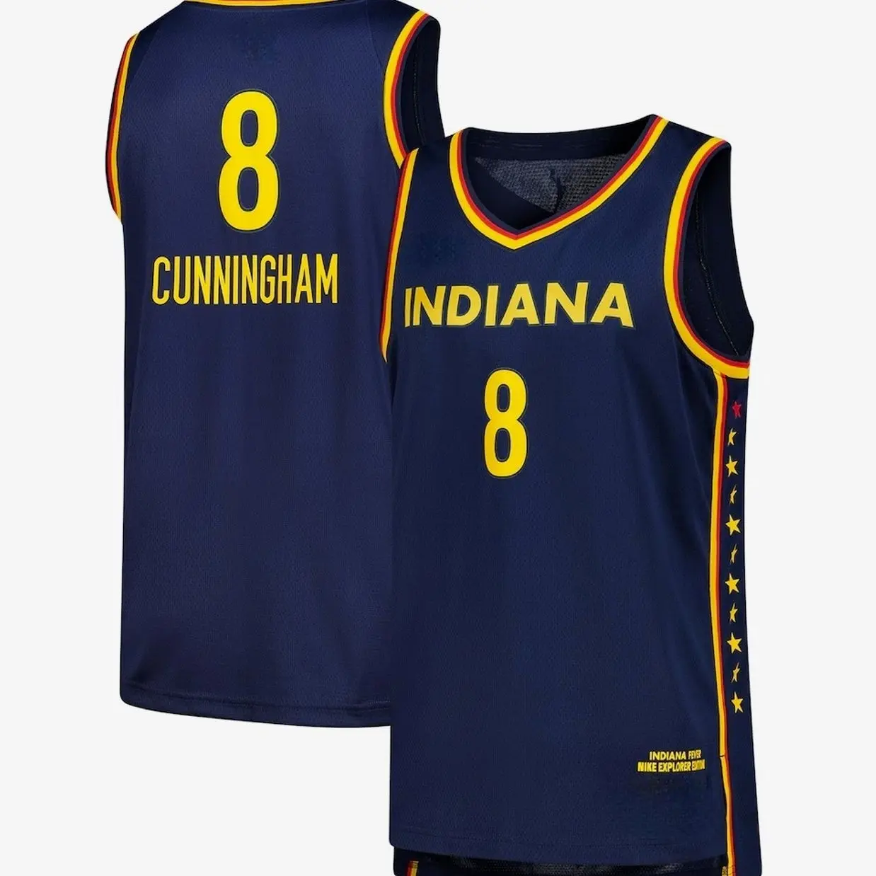 Unisex Football #8 Cunningham Indiana Team Explorer Edition Victory Player Jersey - Navy