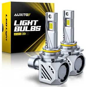 AUXITO 9012 HIR2 LED Headlight Bulbs,58000LM insane Brightness,6500K White,High/Low Beam Bulbs,70,000Hrs Long Service Life with Cooling Fans,CANBUS Ready,No Flickering ,IP68,Plug N Play
