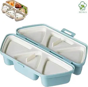 6-in-1 Kitchen Onigiri Mold Set, Smooth Foldable Compact Triangle Sushi Rice Ball Maker, Food-Grade PP Non-Stick Food Prep Tool for Bento, Dishwasher Safe & Portable