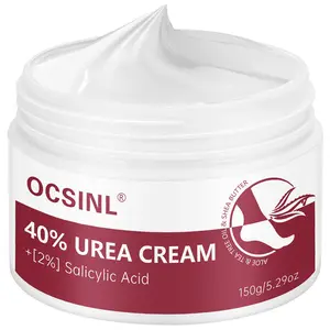 OCSINL 40% Urea Cream with 2% Salicylic Acid & Tea Tree Oil for Intense Hydration and Softening - 5.29 Oz Foot Care Cream