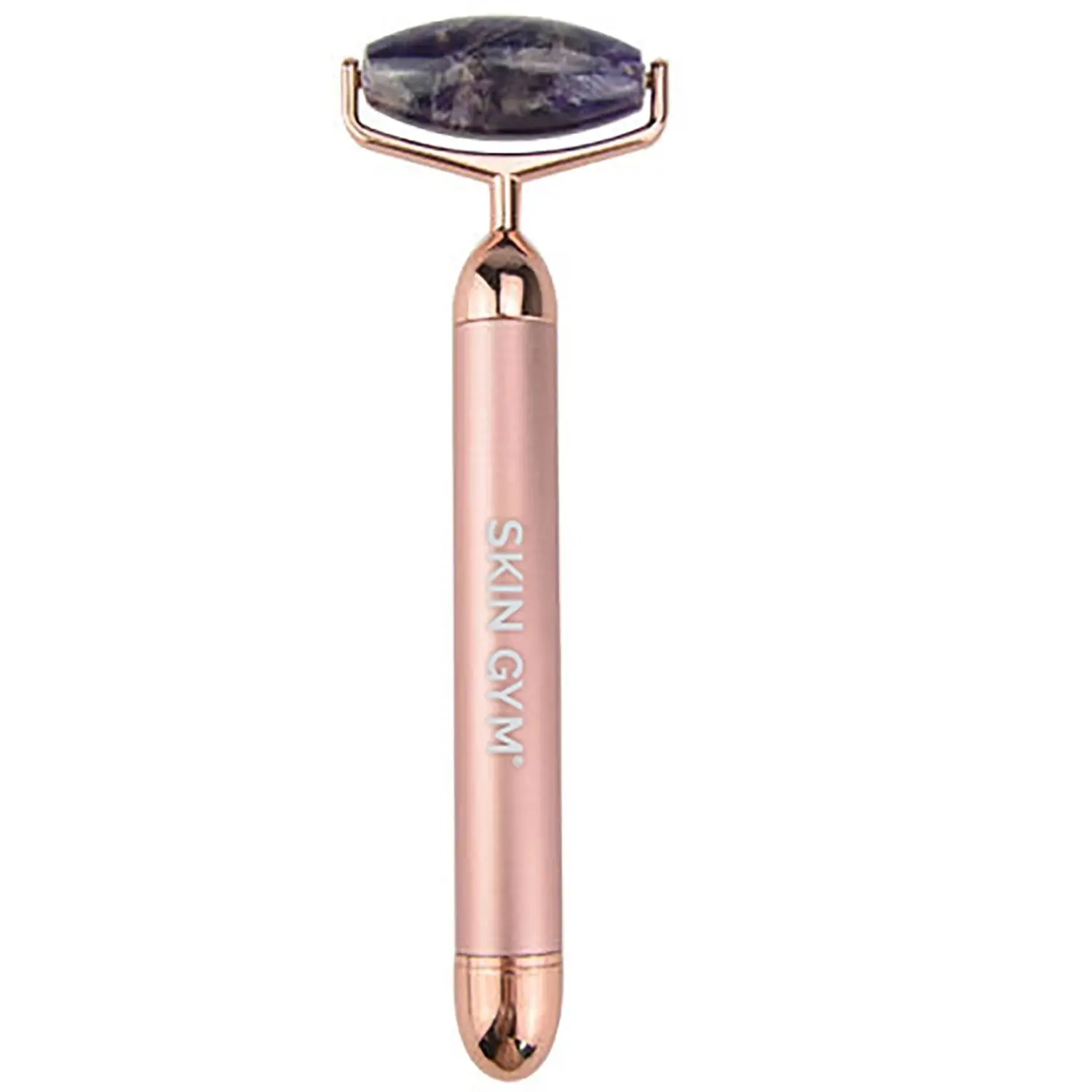 Skin Gym Amethyst Vibrating Lift & Contour Beauty Roller Facial Massage & Skincare Support | Vibrating Design & Natural Amethyst Stone