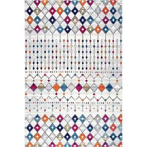 nuLOOM Moroccan Blythe Area Rug - 6' 7" x 9' Multi