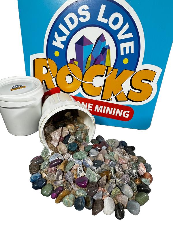 Rough and Tumbled Mining Bucket