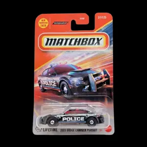 2025 Matchbox 2023 Dodge Charger Pursuit #37 Black POLICE
