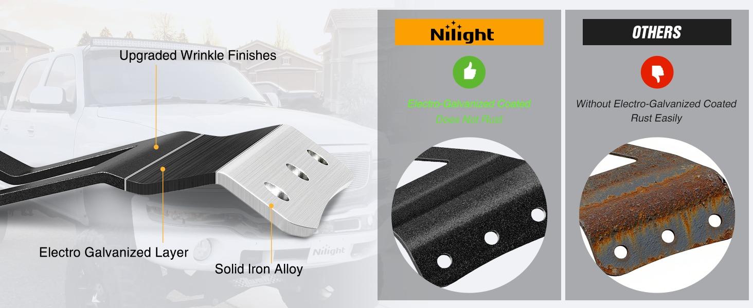 Nilight 2PCS 52” Curved LED Light Bar Bracket at Upper Windshield Roof Cab for 07-13 Chevy Silverado Suburban Avalanche Tahoe & GMC Yukon Sierra Nilight 2PCS 52” Curved LED Light Bar Bracket at Upper Windshield Roof Cab for 07-13 Chevy Silverado Suburban Avalanche Tahoe & GMC Yukon Sierra