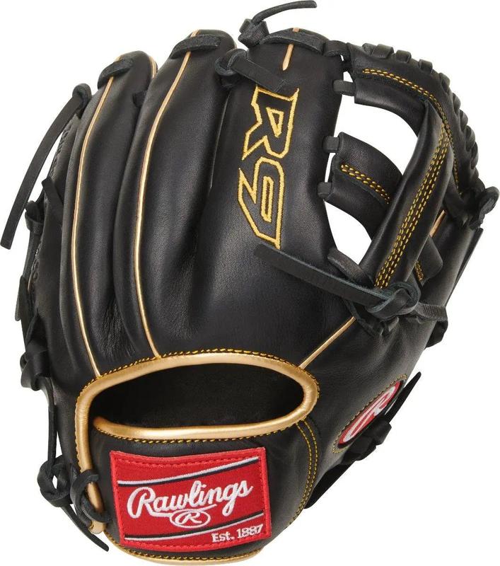 Rawlings R9 Gold Glove 9 1/2" Baseball Infielder Training Glove R9TRBG