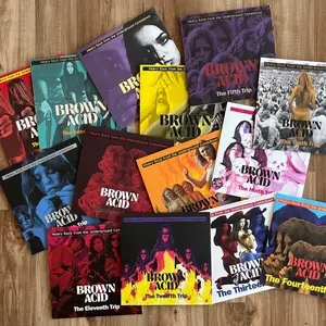 Brown Acid 1-20 All Trips Vinyl LPs - 20 Editions of Heavy Rock from the Underground Comedown - 140 Gram Pressed on Various Colored Vinyl - Over 140 Tracks