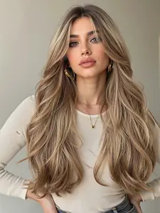 Wig, Long Curly Hair for Women, Daily Party Wear, 28 Inches, High Heat Resistant Rose Net, Comfortable, Synthetic Curly Wigs, Synthetic Hair Wig