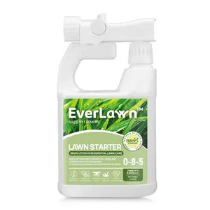 Everlawn Lawn Starter 0-8-5 Liquid Fertilizer: Build Strong Roots from the Start – For Strong Root Growth & Bloom Production – Ideal for Sod, Vegetables, Flowers & Fruit – 32 oz