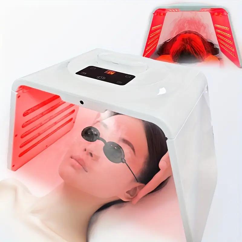 Summervibe Multi-functional LED Light Therapy Device with Nano Mist Steam, Full-Body Use for Facial, Back & Skin Care, At-Home Spa Experience