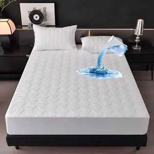 Waterproof Bed Skirt, Anti-Leak Mattress Cover, Skin-Friendly Antibacterial Bed Protector, Easy-Clean Waterproof Bedding Set