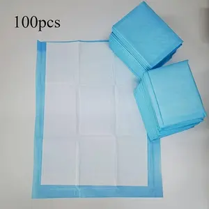 Disposable Puppy Training Pads, Puppy Pee Pads, 100 Sheets, Waterproof, Super Absorbent, Odor Locking, Leak-Proof, Pet Care, Durable, Small Animal Nursing