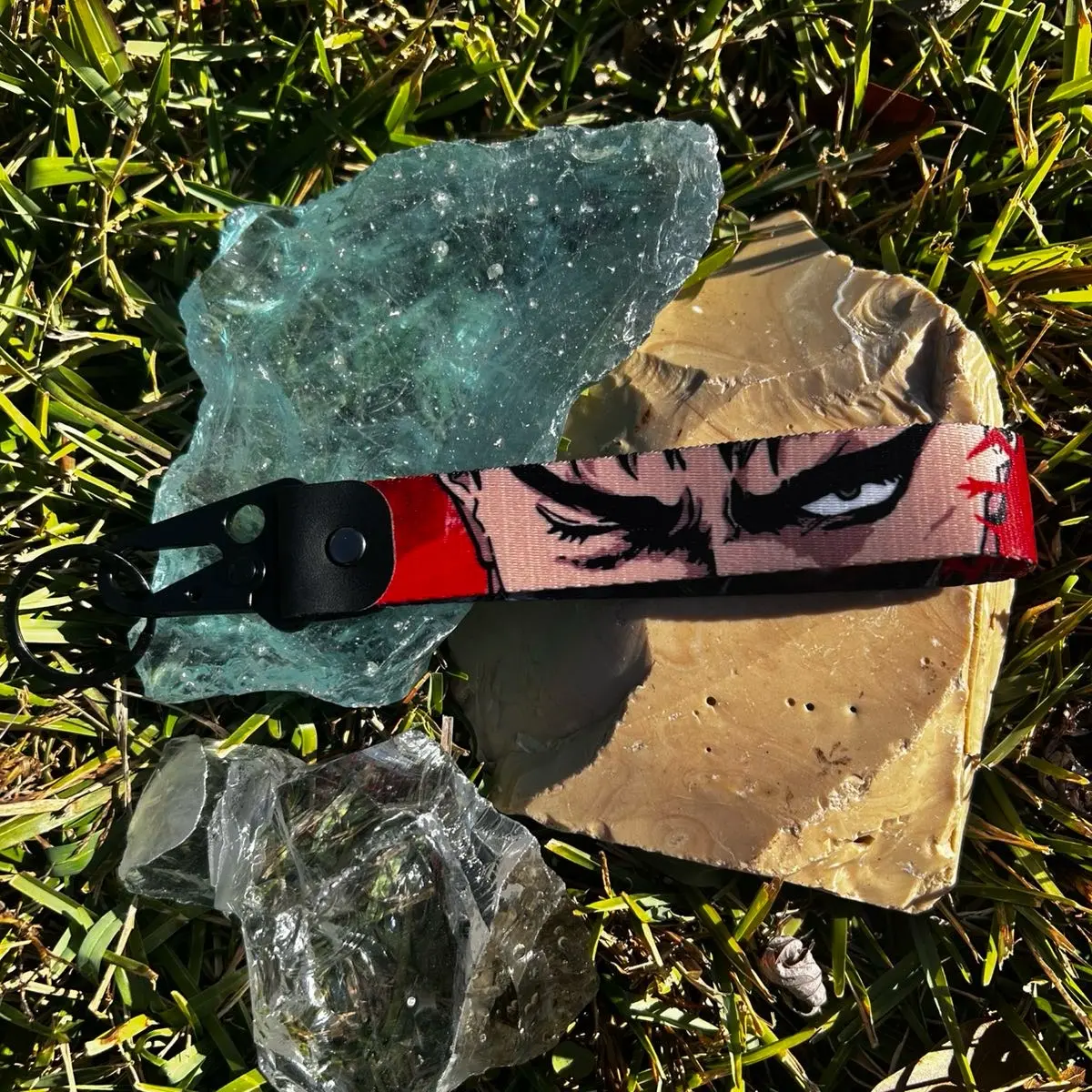 Sad Kight Warrior Eagle Beak Keychain