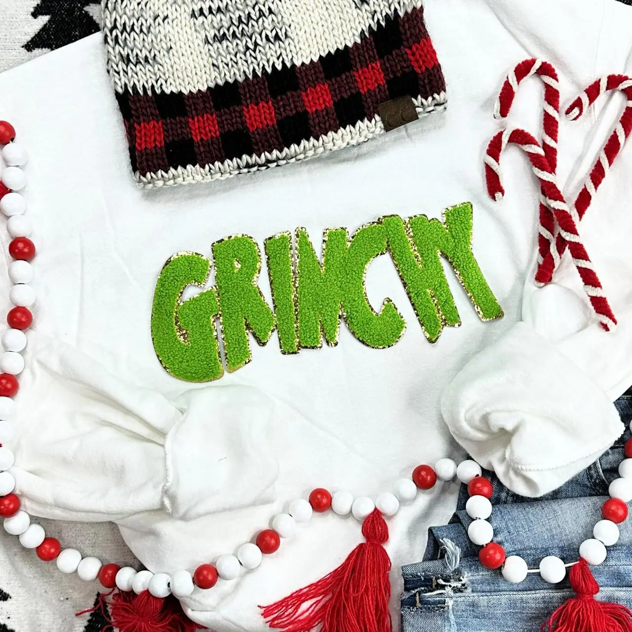 Grinchy Chenille Patch Grinchy Chenille Patch