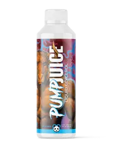 Panda Supps Pump Juice Liquid Glycerol – 20g Glycerol for Maximum Muscle Pumps – Pre-Workout Vascularity & Endurance Booster – Unflavored, Fast-Absorbing – 16 oz