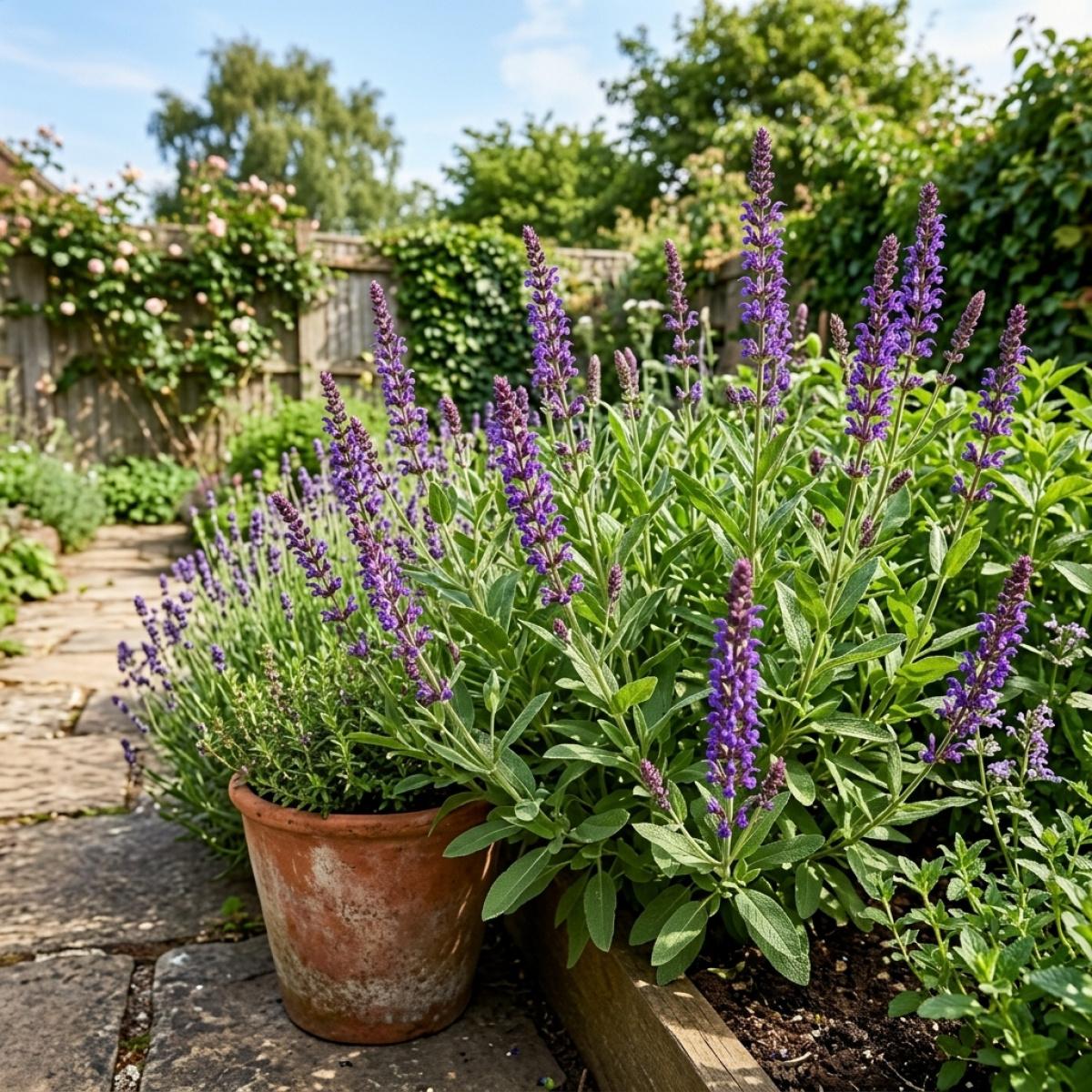 Premium Salvia Seed Packet Non-GMO Non-GMO Heirloom Garden Herb for DIY Home Planting Culinary & Aromatic Uses