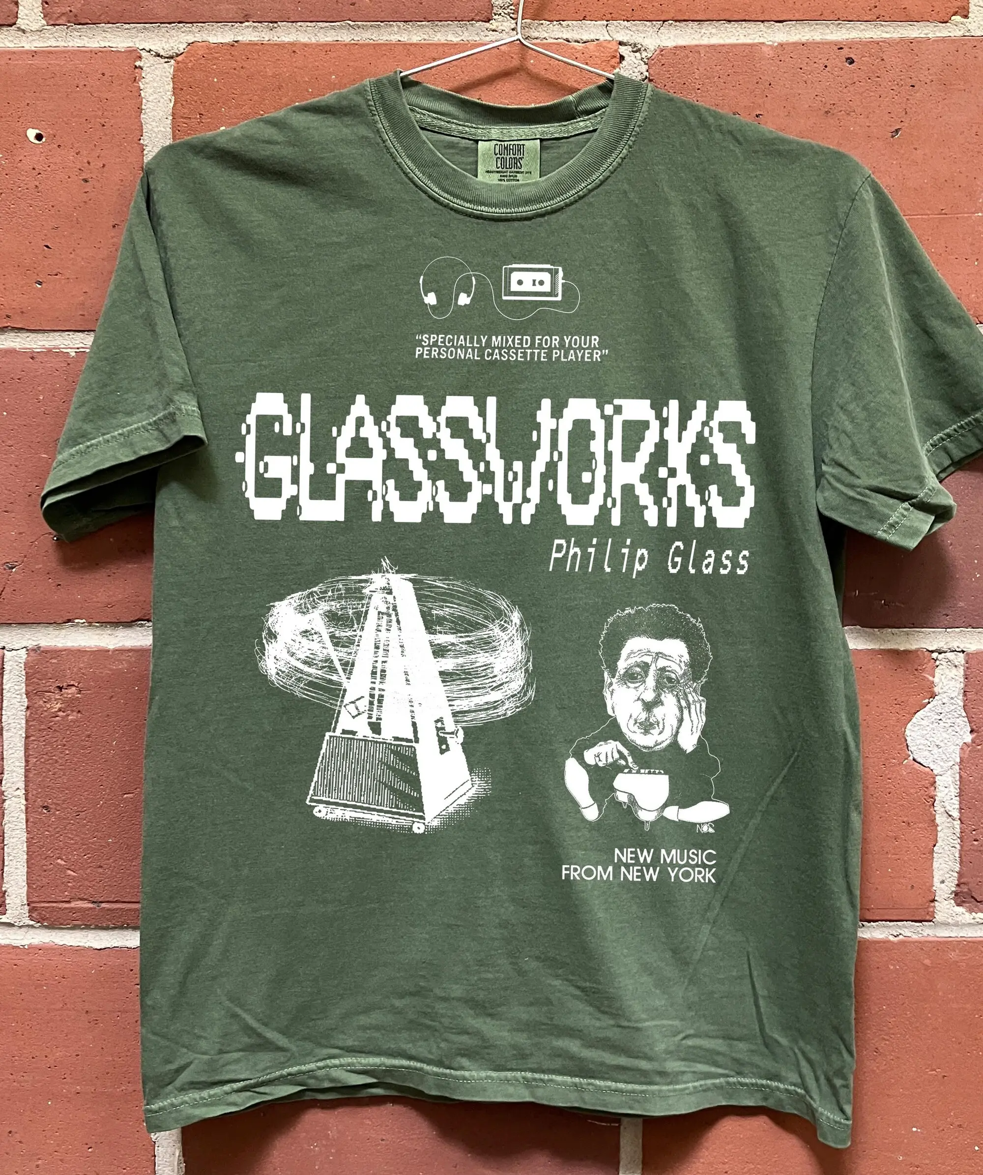 Philip Glass Fan Art Comfort Colors T- Shirt