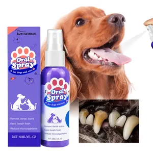 Vet-Developed Dental Spray for Dogs & Cats | Plaque & Tartar Remover with Gluco-Oxidase | Fast-Acting 10-Second Fresh Breath Oral Spray, Bad Breath Eliminator & Gum Health Support | Minty Fresh, No Brushing Needed