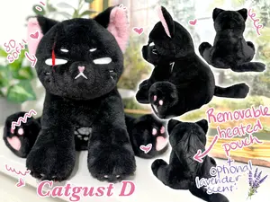 Catgust D Heated Plushie