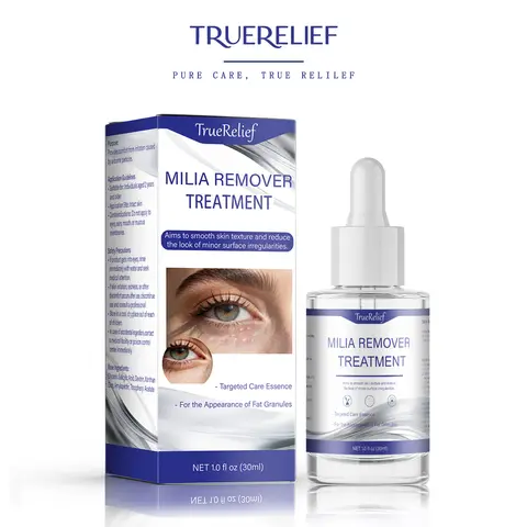 Milia & Acne Care Exfoliating Face Serum - Alcohol-Free Repairing Enhancing Complexion Formula, Glycolic Acid Dullness Reducer, Salicylic-Hyaluronic Acid Duo 30ml (0.85oz) Pimple Relief Acne Smoothing Serums & Essences for Skin Texture Repair