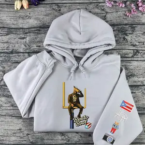 Embroidered Benito Sweatshirt, Hoodie, Puerto Rico Embroidery Shirt, Unisex Sweater,  Gift For Her,  For Him, Funny Football