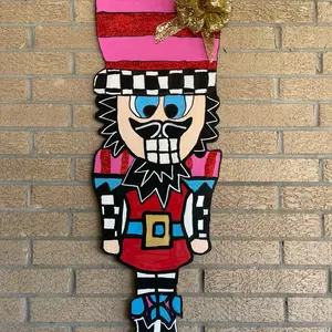 Nutcracker Door Hanger - Christmas Decor Hangable