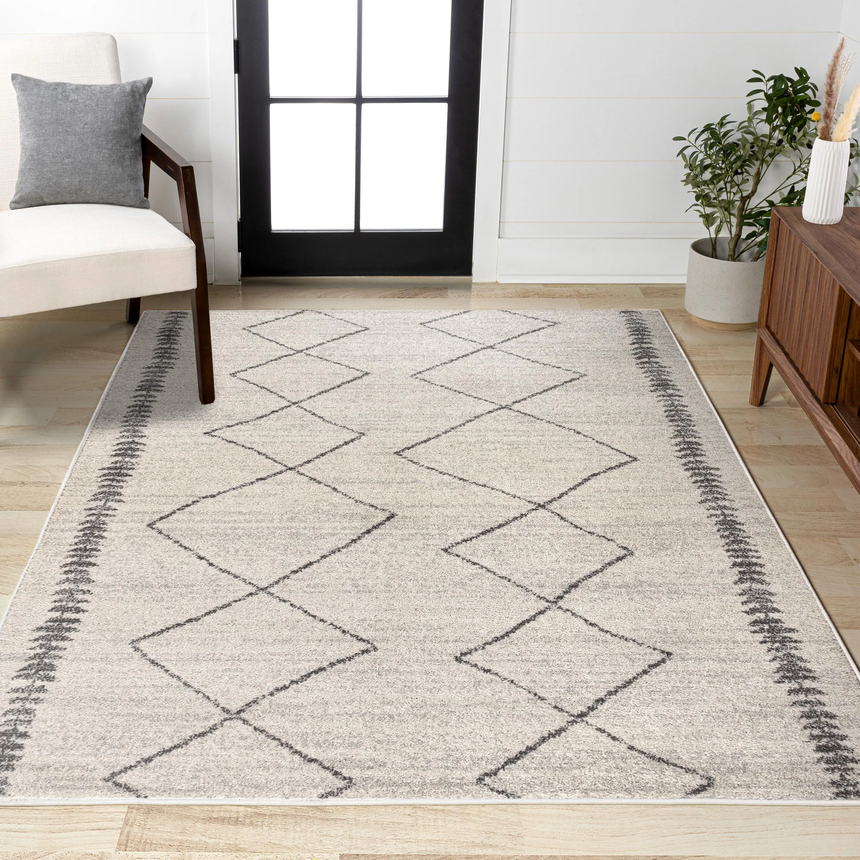JONATHAN Y Zaina Moroccan Beni Souk Decorative Indoor Floor Rug - for Living Room, Bedroom, Office, Decorative Rug, Floor Rugs