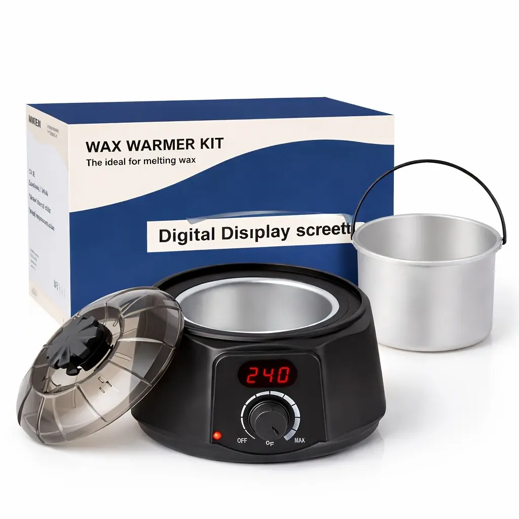 Digital Melt Warmer, Candle Making Supplies, Housewares, LED Display, Melting Pot, Black Voltage:110V