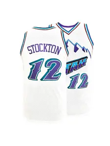 Men's #12 White Basketball Jersey, Breathable Loose Fit Sportswear, Embroidered Letter Design, All Seasons Outdoor Activities, Workout Sportswear