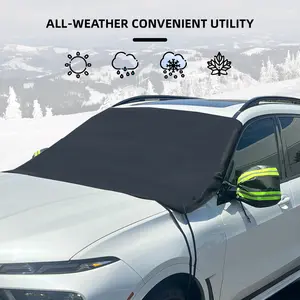 Car Windshield Snow Cover Sun Shade Winter Dust Rain Ice Frost Guard Protector - Durable Design for Winter Weather Protection