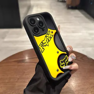 New Racing fox Cool Phone Case for iphone 17 16 Air 15 14 Pro Max Plus soft shell Cover Casing