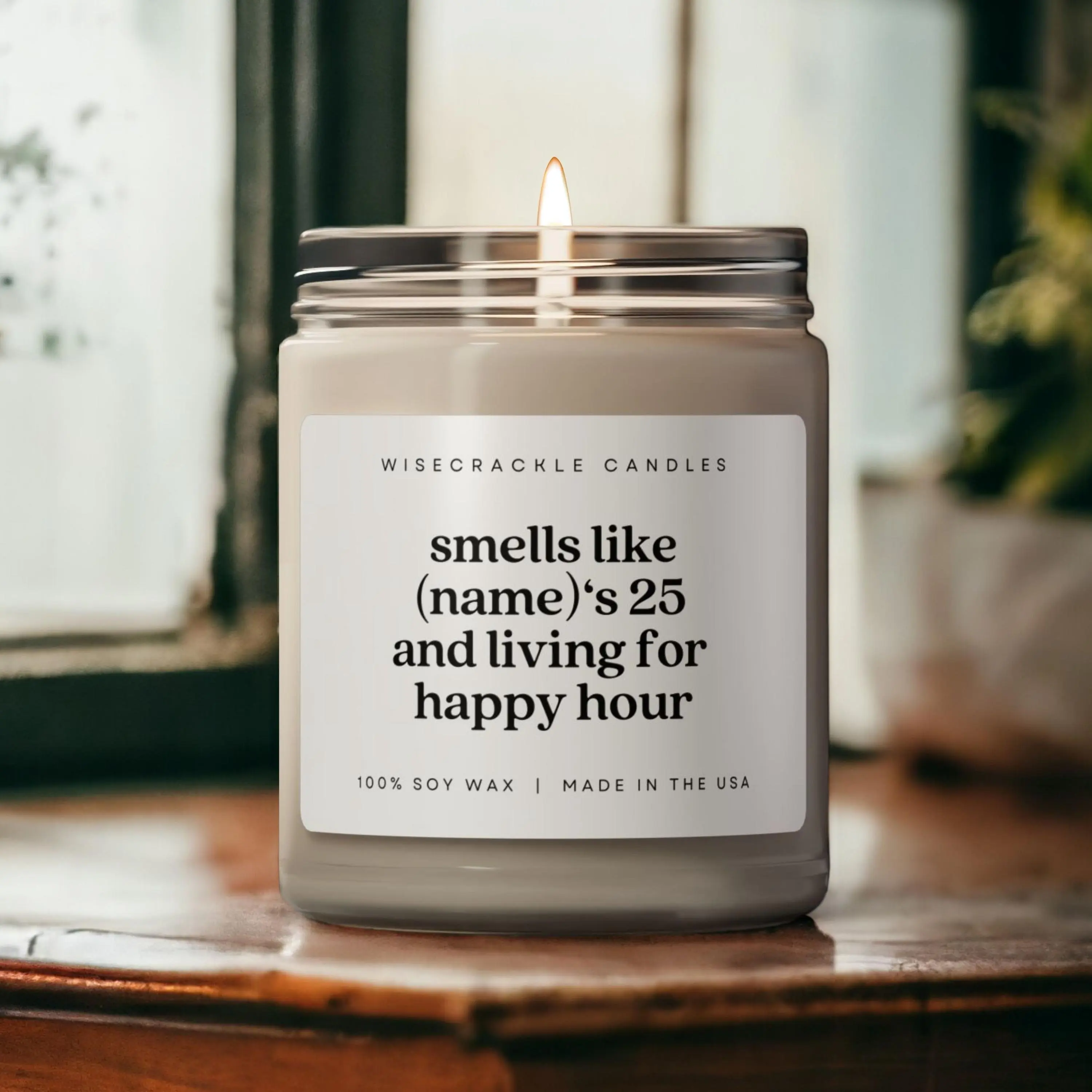 Personalized 25th Birthday Gift, Funny 25th Bday Candle, 25th Birthday Gift For Her Mom Dad Gift, 25 Birthday, 25th Birthday Candle
