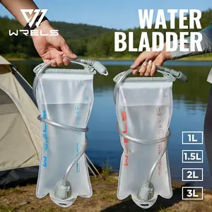 Durable Leak-Proof Water Bag, Shockproof Pressure Resistant, Outdoor Hiking Running Water Bottle, Secure Quick Lock Design