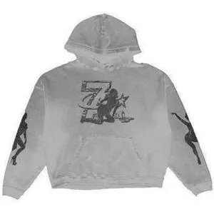 Triple Sevens x Booby Trap Trap Logo Hoodie Grey