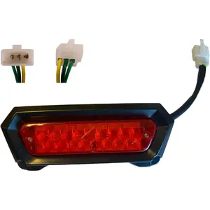 TAOTAO REAR TAIL BRAKE LIGHT 110cc 125cc 200cc ATV QUAD Go Kart TAOTAO CHEETAH NEW CHEETAH TFORCE NEW TFORCE 125D RAPTOR 125 BULL 200 G200 ATVs Coleman AT110 Husky AT125-EX AT125-UT AT200-B