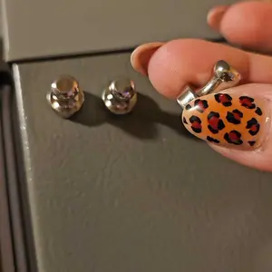 Strong Magnet, Thumbtack Magnet, Refrigerator Magnet, Brushed Nickel Magnets, Suitable for Whiteboards, Refrigerator Magnets, Kitchens, Offices, Schools