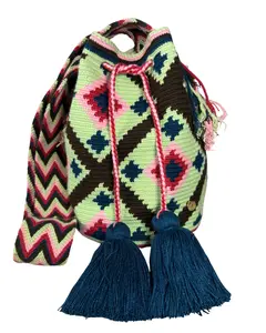 WAYUU BAG LARGE TROPICAL MINT FUSION