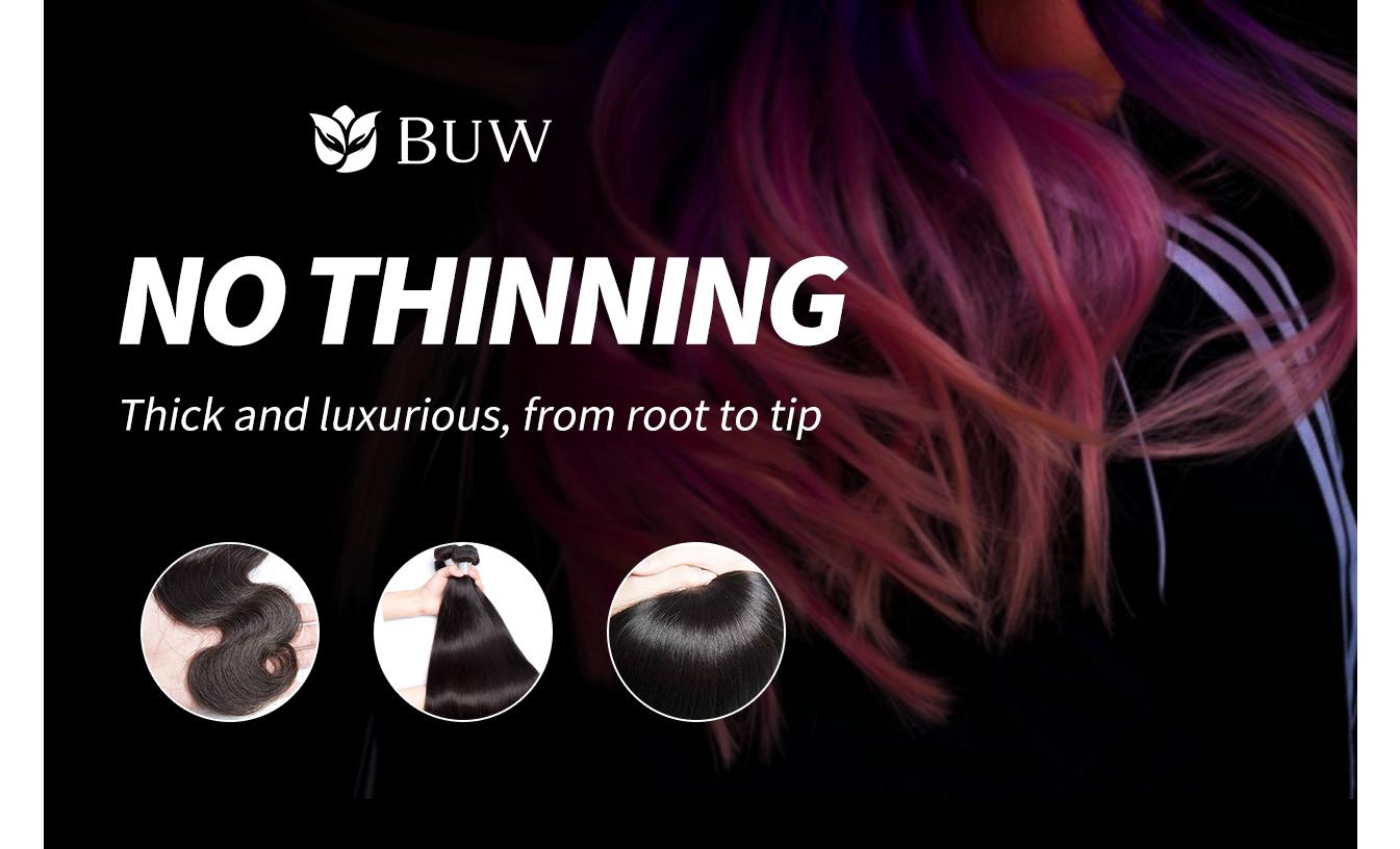 BUW 9A No Thinning Bundle 100% Virgin Human hair 10’’-28” SEW IN ...