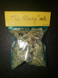 The Money Sack - loose herb pack - money drawing blend