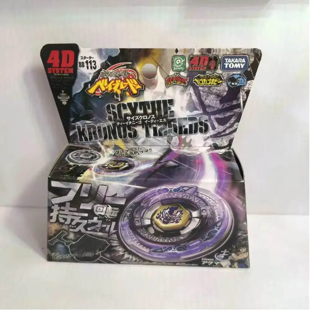 TAKARA TOMY Metal Battle Fusion Top BB113 SCYTHE KRONOS T125EDS 4D WITH Light Launcher