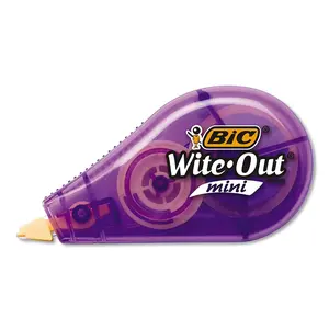 BIC WOTM11 0.5 in. x 26.2 ft. Non-Refillable Wite-Out Brand Mini Correction Tape, Assorted Color