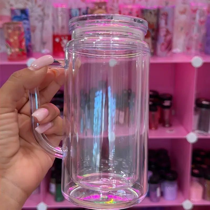 16oz acrylic cup with handle