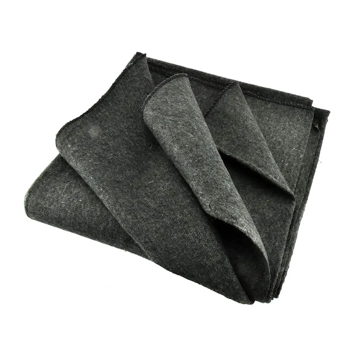 Disaster Relief Wool Blanket 60” x 80” - Gray - New Disaster Relief Wool Blanket 60” x 80” - Gray - New