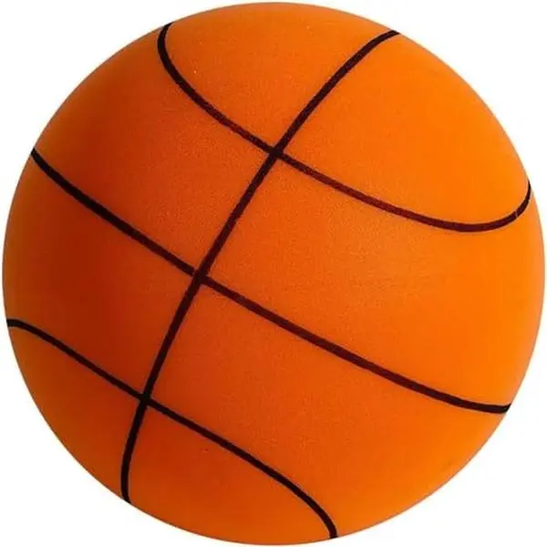 Children's toy basketball indoor silent ball indoor basketball (with net and basket)