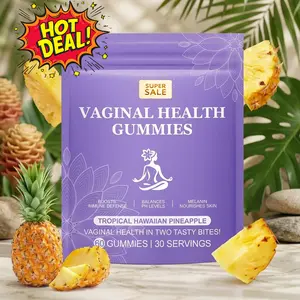 Premium Feminine Balance Gummies,Vital Vaginal Probiotics Source Feminine Gummies,Pineapple Flavor for Women ph,for Women of All Ages - Probiotics for Digestion, Gut Health, Immune Support