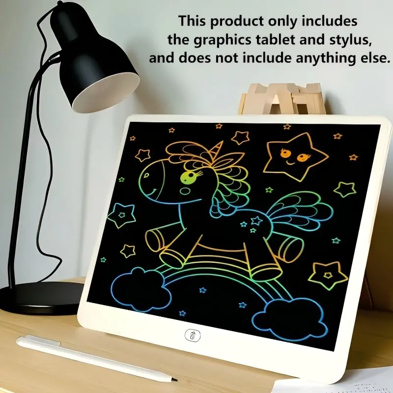 13/16 Inch LCD Writing Tablet, Doodle Board, Erasable Drawing Pad, Digital Drawing Pad for Kids & Adults, One-Click Erase & Reusable, Ideal for Children's Learning, Family Bonding, Perfect Gift for Children's Day & Christmas