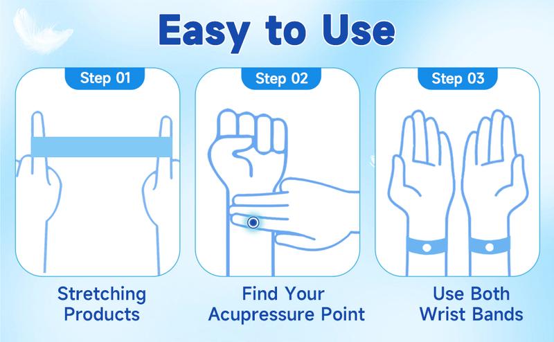 Motion Sickness nausea Bracelets for Adults and Kids pregnant women