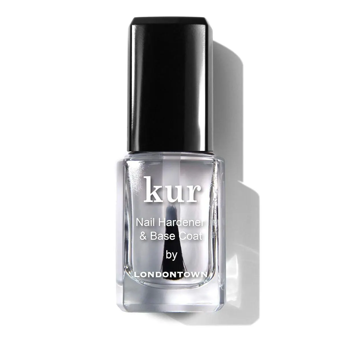 Nail Hardener & Base Coat – 2-in-1 Strengthening Treatment for Weak Brittle Nails, Biotin-Infused Nail Strengthener, Anti-Breakage Base Coat for Long Healthy Nails, 0.40 fl oz