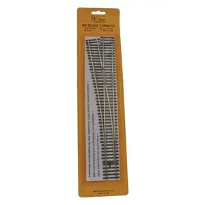 Micro Engineering 14-705 HO, 6 Left Turnout, Code 83, Left Hand